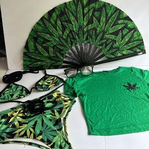 Green leaf Rave Set!